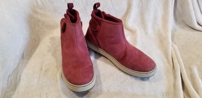 Botines LL Bean Mountainside Toggle para mujer 7 gamuza roja Foto 1 de 4