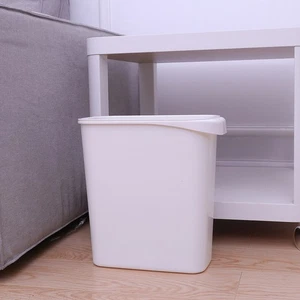  Nordic Style Mini Trash Can Desktop Rectangular Waste Bin Household Garbage - Picture 1 of 11