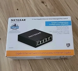 Netgear GS305E 5-port Gigabit Ethernet Smart Managed Plus Switch Silent Sealed - Photo 1/1
