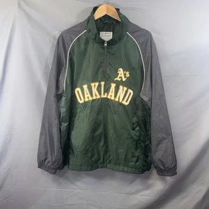 Oakland Athletics Jacke Herren XL grün MLB Baseball Pullover Quarter Zip G-III - Bild 1 von 8
