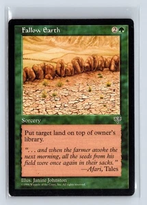 FALLOW EARTH – MTG Magic the Gathering Card – Mirage – Uncommon - Picture 1 of 6