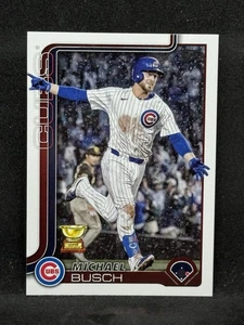 2025 Topps Michael Busch #263 ROOKIE CUP BASEBALL Chicago Cubs NM - Picture 1 of 4