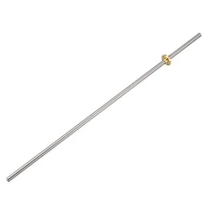 550mm T8 Skok 2mm Przewód 4mm Pręt śrubowy z nakrętką miedzianą do drukarki 3D - Zdjęcie 1 z 3