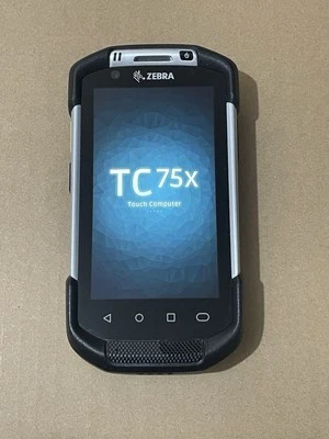 Zebra TC75X  TC75FK 2D Barcode Scanner Android 8, Sim Card Slot, Unlocked - Image 1 of 4