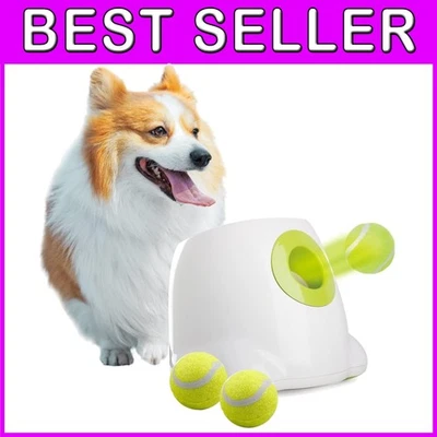 Compact Dog Ball Launcher - 3 Tennis Balls & Stress Relief Tool for Anxious Pets - Image 1 of 4