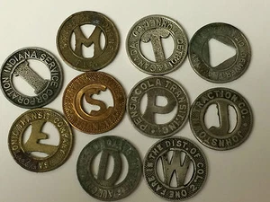 SET 3  10 DIFFERENT TOKENS - Picture 1 of 3