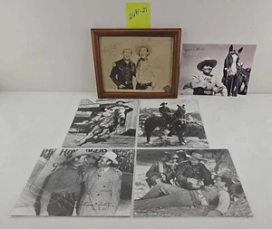 Western Moviestars Autogramme Roy Rogers Gene Autry Monte Hall Lash Larue etc. - Bild 1 von 10