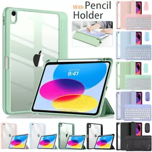 Wireless Bluetooth Keyboard Case Mouse For iPad 7/8/9/10th Gen Air 3 4 5 Pro 11 - Picture 1 of 41
