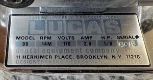 Lucas Dental Lab motor - Picture 1 of 3