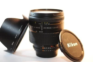Nikon AF Zoom Nikkor 24-85mm f/2.8-4 D macro FX lens HB-25 for F100 DF D750 D850 - Picture 1 of 10