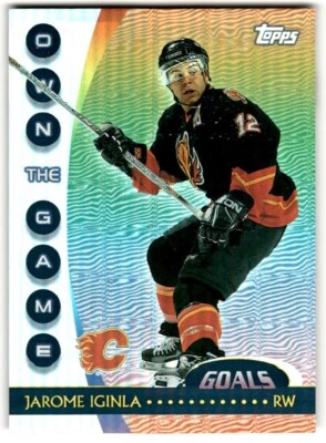 2002-03 Topps Own The Game Jarome Iginla #OTG6 Calgary Flames - Image 1 of 2
