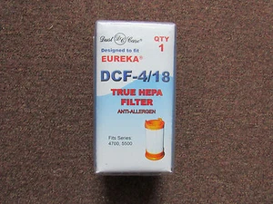 DCF-4 y DCF-18 True HEPA Allergen Filter se adapta a las series Eureka 4700 y 5700 - Imagen 1 de 1