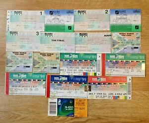 Rugby World Cup Used Tickets 1991 - 2015