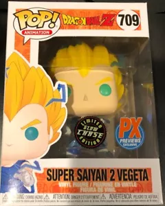 Funko Pop! Dragon Ball Z Super Saiyan 2 Vegeta CHASE #709 GITD PX Brillo - Imagen 1 de 1