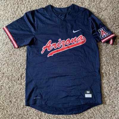 NEW Arizona Wildcats Authentic Nike Baseball Jersey Blue Men's UofA Medium - Image 1 of 4