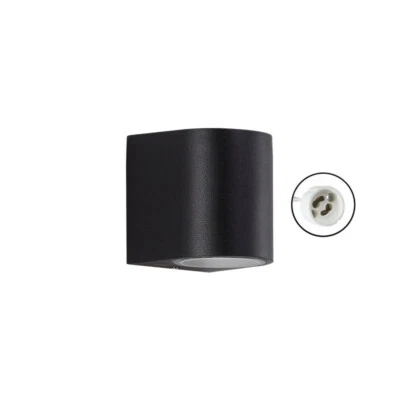 GU10 LED Wall Light Up Down LED Wall Lamp Surface Mounted Garden Porch Light - Image 1 of 4