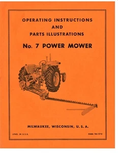 Allis Chalmers CA No. 7 Power Snap Coupling Sickle Mower Owner's Parts Manual - Picture 1 of 10