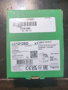 Schneider Electric LC1D12BD TeSys Contactor 3 Pole 12A 24V DC #3 - Picture 1 of 2