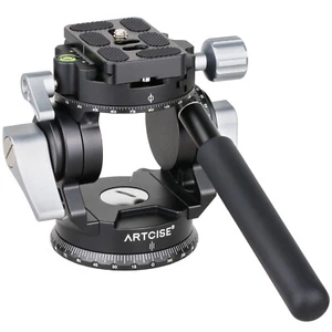 Mini cabezal de video fluido 360° cámara panorámica trípode cabezal videocámara DSLR - Imagen 1 de 9