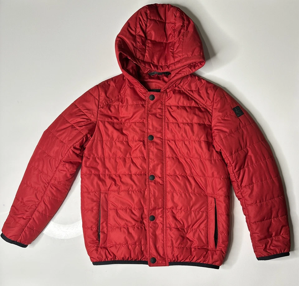 BELSTAFF 英格兰儿童夹克红色 Puffer 尺码 10 正品(尺寸如下) — 第 1/4 张图片