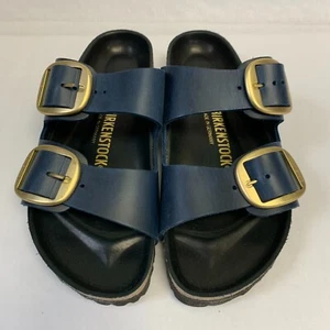 Birkenstock Nuevo con Caja Hebilla Grande Arizona Azul Ceroso Exquisito Nar - Talla Selecciona - Imagen 1 de 5
