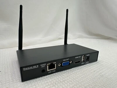 Extron ShareLink 250W Wireless Collaboration Gateway W/ 2x Antennas, 5x Avail - Image 1 of 4