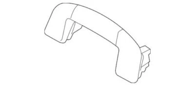 Genuine Volkswagen 2015-2019 Golf R e-Golf Front Grip Handle 5G9-857-607-C-82V - Imagem 1 de 2