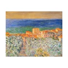 Print on Canvas Oil Painting Claude Monet - Burgo Marina at Bordighera(1884)