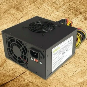 NEU -- Grün 650W-Max DUAL Lüfter ATX Netzteil 20+4Pin, SATA & PCIe - Bild 1 von 5