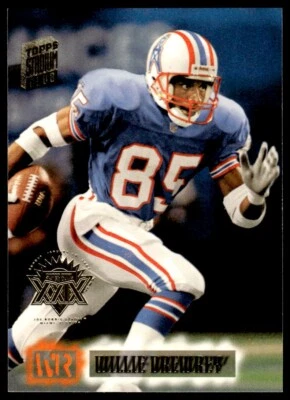 1994 STADIUM CLUB SUPER BOWL XXIX WILLIE DREWREY HOUSTON OILERS #529 - Image 1 of 2