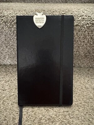 C.R. GIBSON Journal Black Leather Cover 8.5" x 6"  Yellow Pages NEW - Image 1 of 3