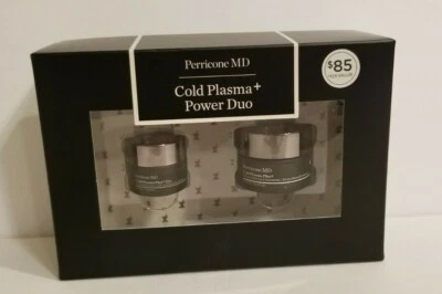 Perricone MD Cold Plasma Plus+ Power Duo Starter Kit Box Set Face Eye NIB - Image 1 of 4