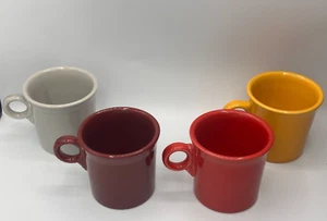 Fiestaware Retired Coffee O Mugs Ring Handle Homer Laughlin USA Free Shipping - Picture 1 of 13