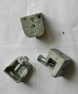 (3) ABRAZADERAS DE VIGA EGS Appleton BH-502 3/8-16 ORIFICIOS ROSCADOS HIERRO MALEABLE  - Imagen 1 de 1