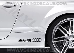2x Decalcomanie Gonna Cast Premium Logo Audi Performance TT RS S-line Quattro - Foto 1 di 5
