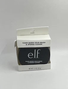 e.l.f. Clean Queen Solid Brush & Sponge Cleaner 43g New Damaged Box ** ED - Picture 1 of 2