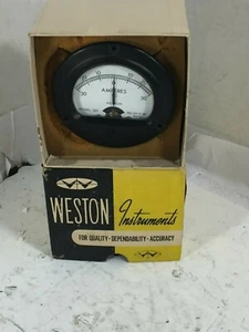 1 NEW WESTON 301 DC 0-30 MILLIAMP METER FS 50-0-50 MVDC NIB ***MAKE OFFER*** - Picture 1 of 3