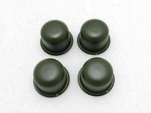 FIT FOR WILLYS JEEP FRONT AND REAR WHEELS CAPS SET GREEN