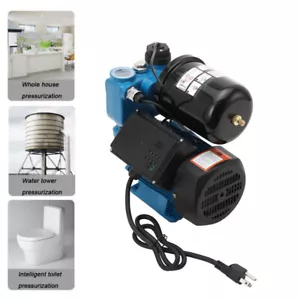 300W Electric Self Priming Water Pressure Booster Pump for homes farms cabins US - Picture 1 of 15