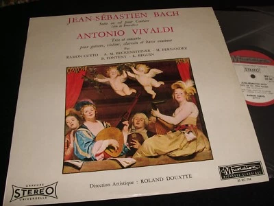 BACH-VIVALDI<>ROLAND DOUATTE<>Lp VINYL~France Press<>MUSIDISC 30 RC 794 - Image 1 of 2