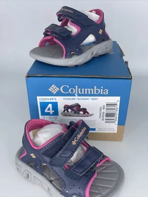 Columbia Toddler Girls Sz 4 Pink Blue Quick Drying Techsun Vent Sandal NWB Baby - Image 1 of 4