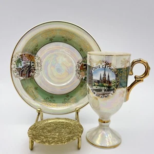 New Orleans Vintage Souvenir Cup & Saucer By S.J. Charia, made in Japan - Picture 1 of 12