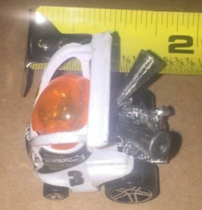 2000 HOT WHEELS HYPER MITE POLICE WHITE - Picture 1 of 6