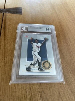 Fleer Authority Wilson Betemit #112 2001 novato 135/2001 Braves BGS 8,5 casi nuevo-como nuevo+ Foto 1 de 2