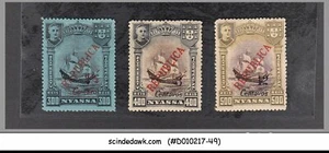 NYASSA - 1921 Lisbon surcharged SCOTT#85,88 & 92 / SHIPS 3V MH - Picture 1 of 1