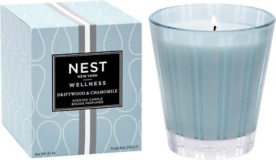 Vela clásica Nest New York Wellness madera a la deriva y manzanilla 8,1 oz nueva en caja regalo Foto 1 de 4