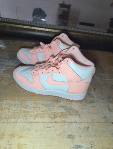 Nike Dunk High Crimson Tint Women's Size 6.5 W DD1869-104 New White Pink - Picture 1 of 9