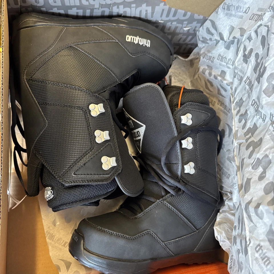 THIRTYTWO W'S SHIFTY SIZE 7.5, BLACK/SILVER, NEW - Image 1 of 1