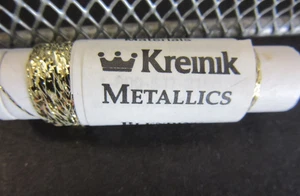 Kreinik Metallic #002HL Gold Hi-Lustre Blending Filament 50M Thread - Picture 1 of 5