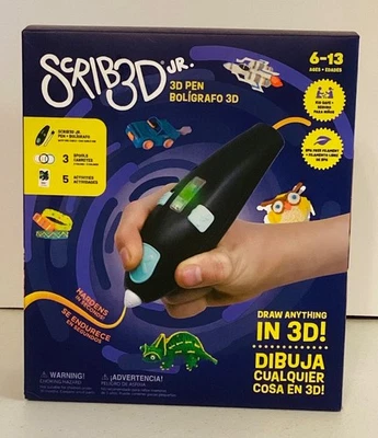 SCRIB3D Junior 3D Printing Pen Set for Kids with Filament, Activity Guide. - Image 1 of 4